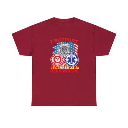 Camiseta unisex para adultos First Responders (primeros auxilios)