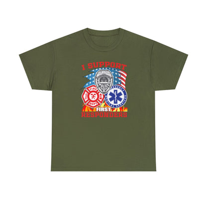 Camiseta unisex para adultos First Responders (primeros auxilios)