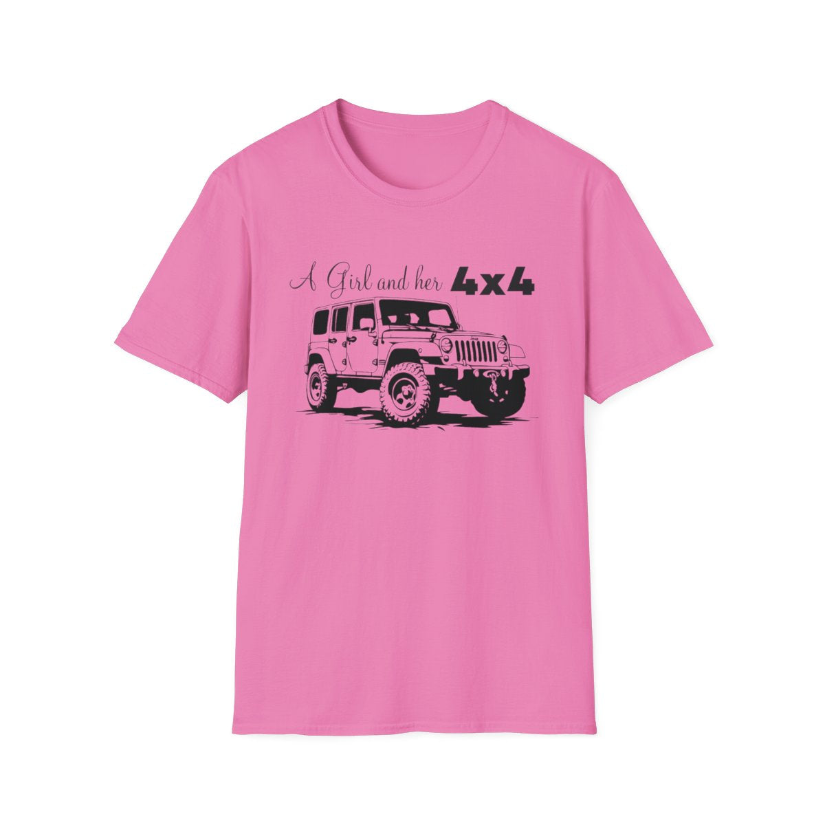 Una chica y su 4x4 (Camiseta de mujer)