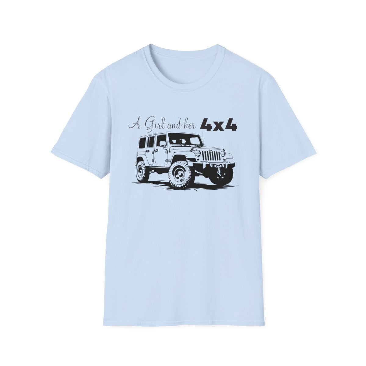 Una chica y su 4x4 (Camiseta de mujer)