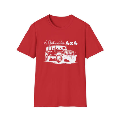 Una chica y su 4x4 (Camiseta de mujer)