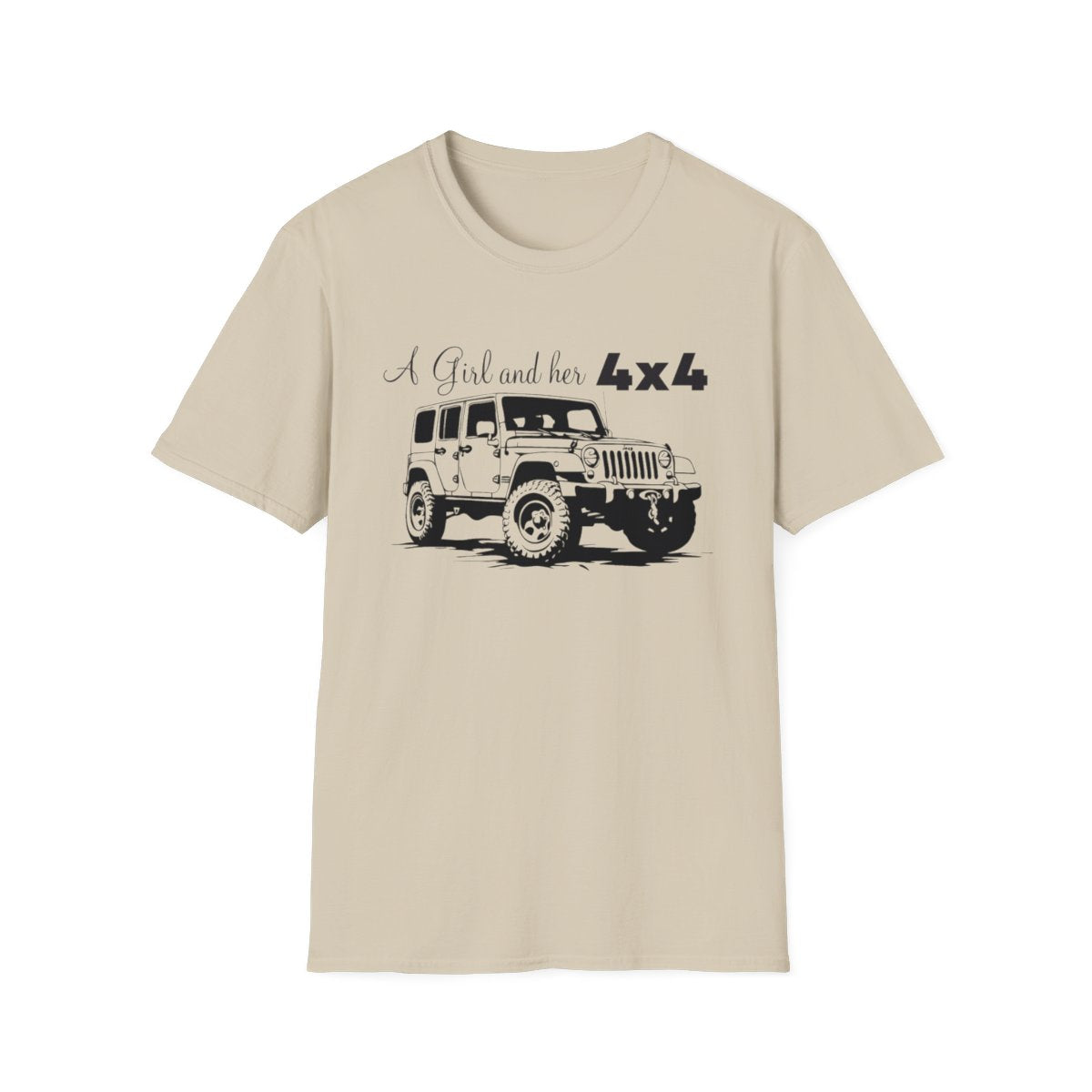 Una chica y su 4x4 (Camiseta de mujer)