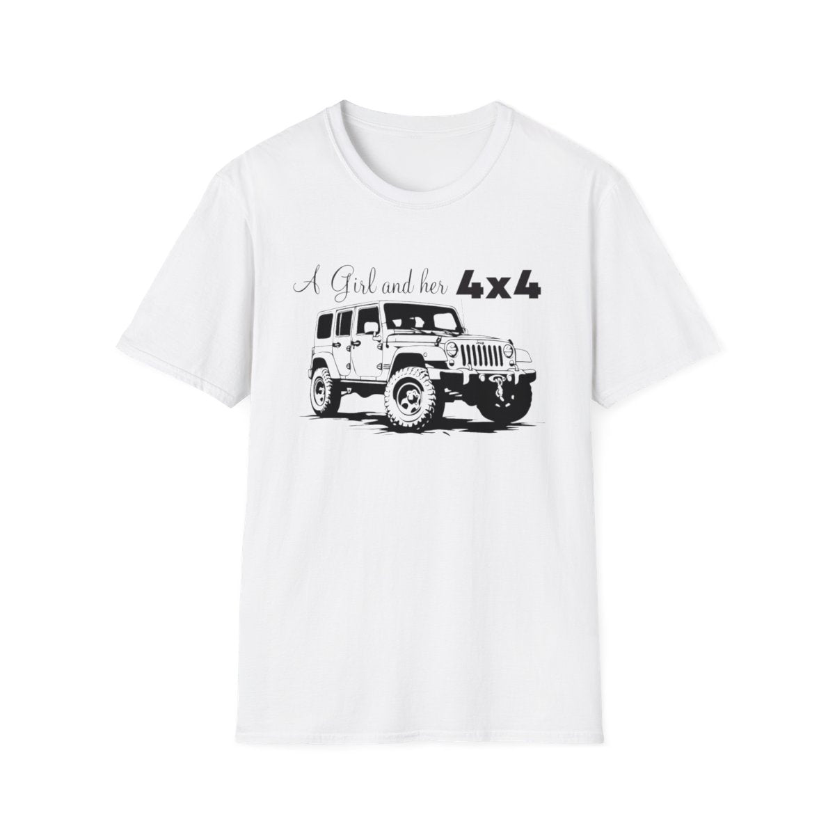 Una chica y su 4x4 (Camiseta de mujer)