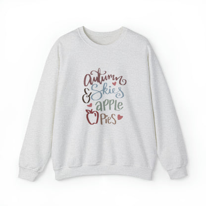 Autumn Skies & Apple Pies (Adult Sweatshirt)