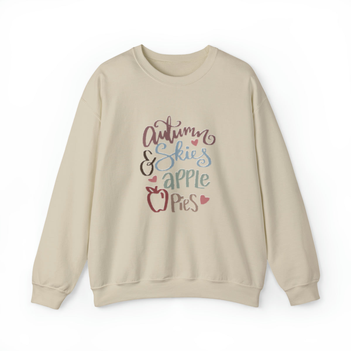 Cielos otoñales y tartas de manzana (sudadera unisex para adultos) 