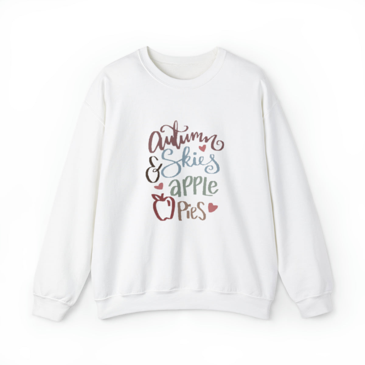 Ciel d’automne et tartes aux pommes Sweat-shirt unisexe pour adultes 