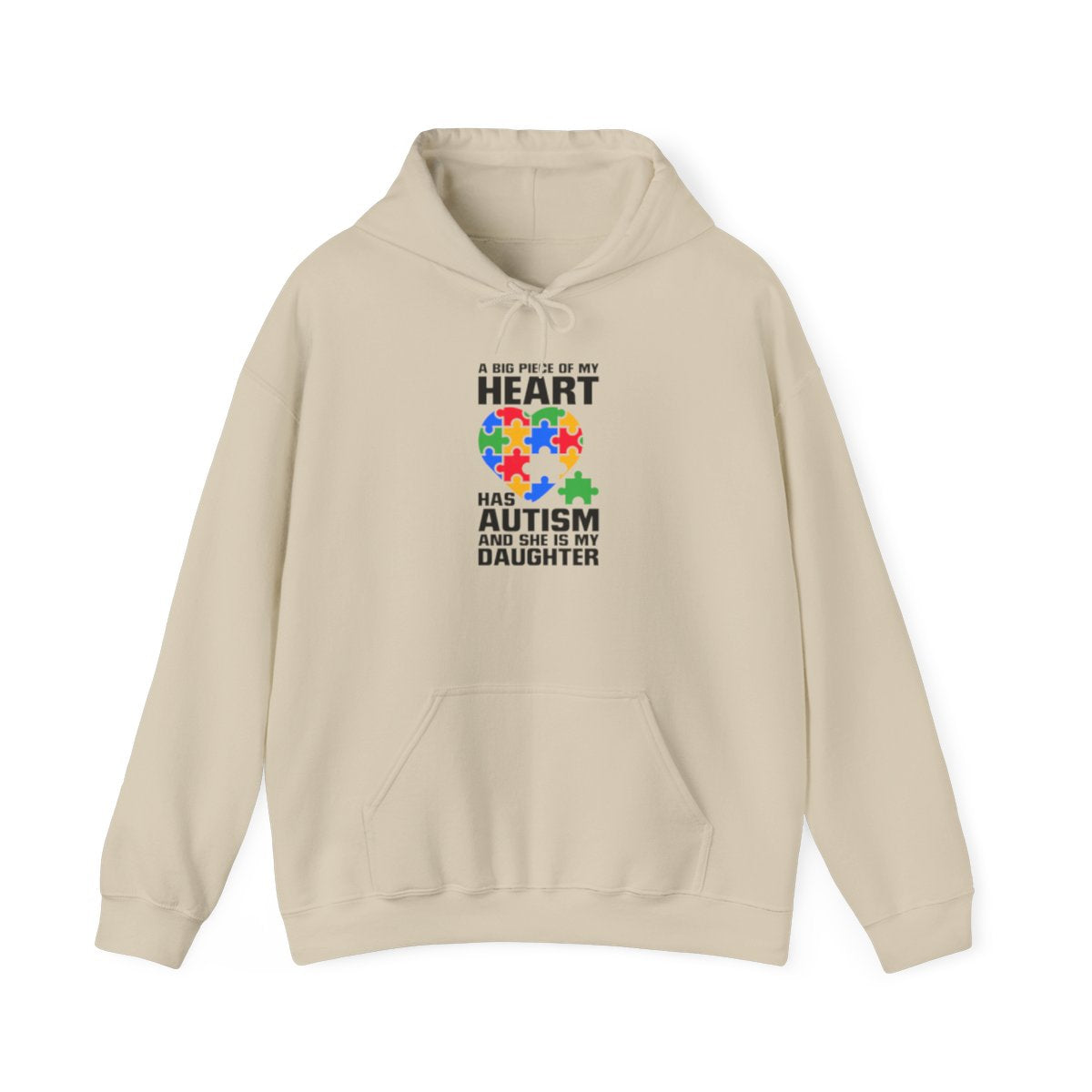 Un gran pedazo de mi corazón (sudadera unisex para adultos)