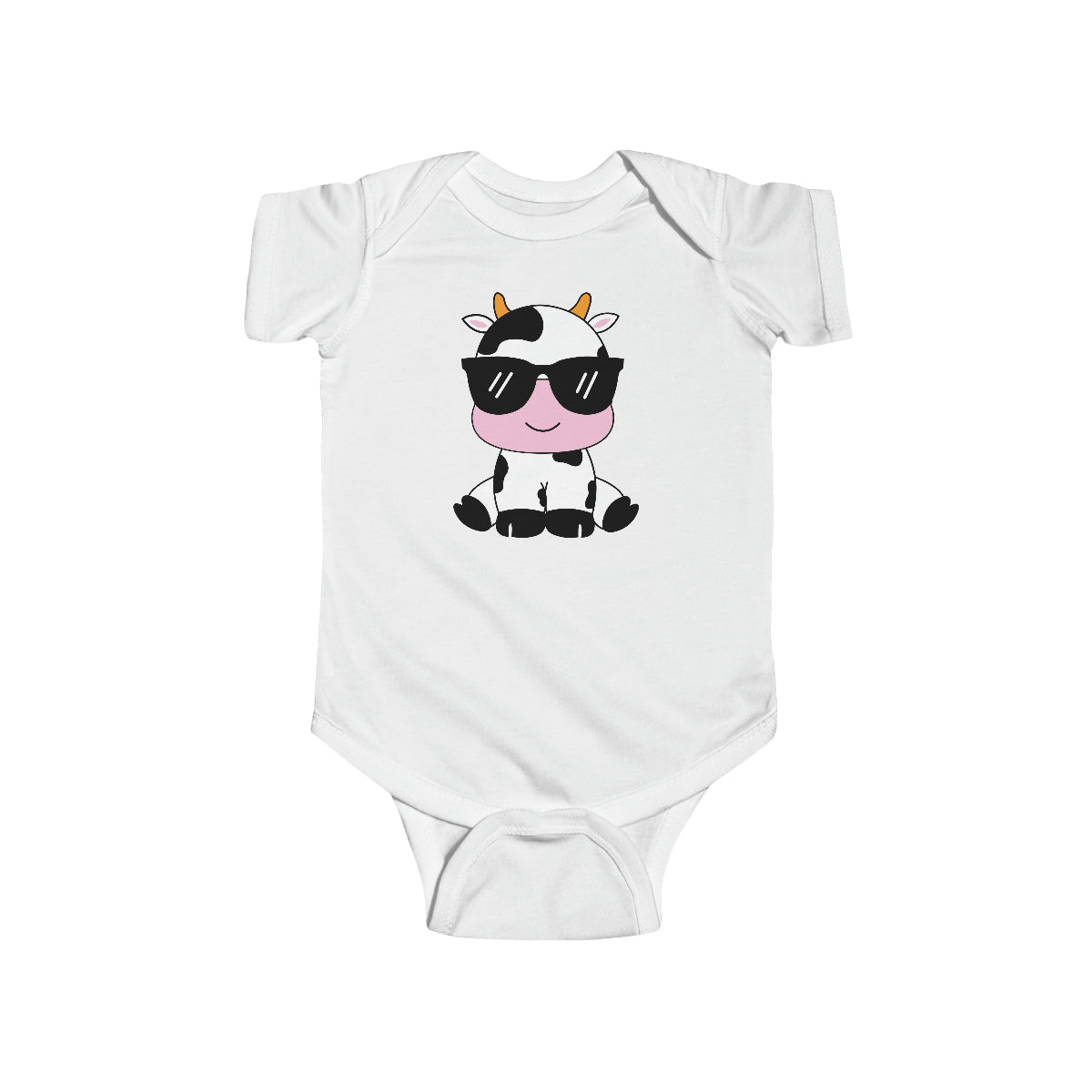 Mignon bébé garçon vache Onesie