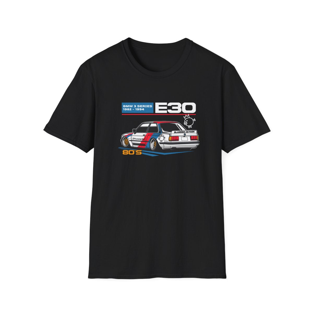 BMW E30 ) T-Shirt unisexe adulte)