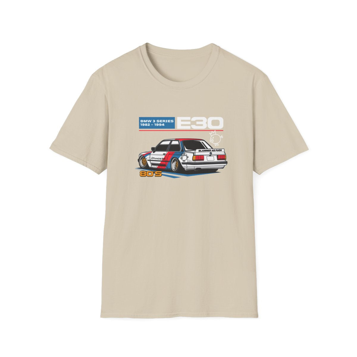 BMW E30 ) T-Shirt unisexe adulte)