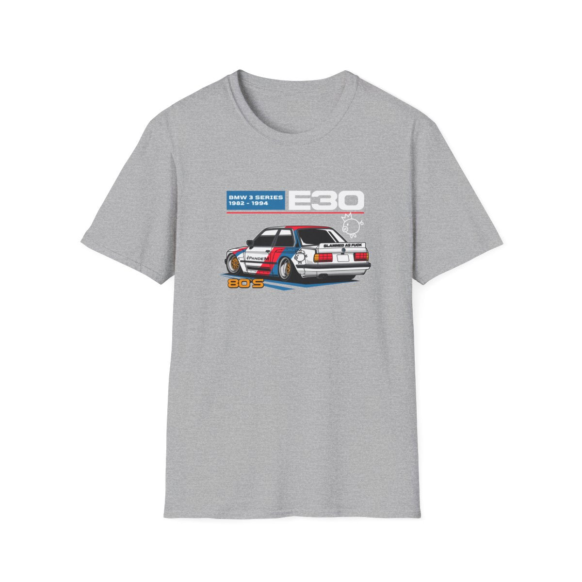 BMW E30 ) T-Shirt unisexe adulte)