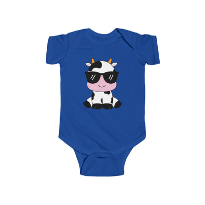 Mignon bébé garçon vache Onesie