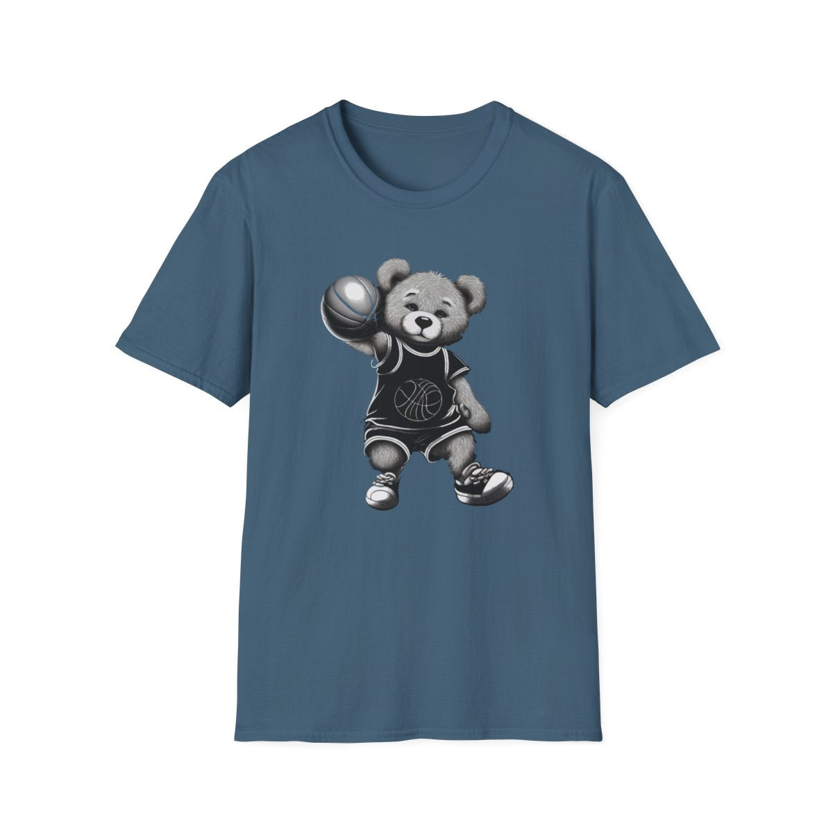 Camiseta de hombre con el oso de baloncesto