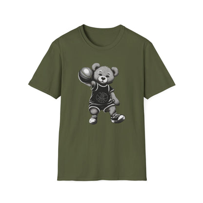 Camiseta de hombre con el oso de baloncesto