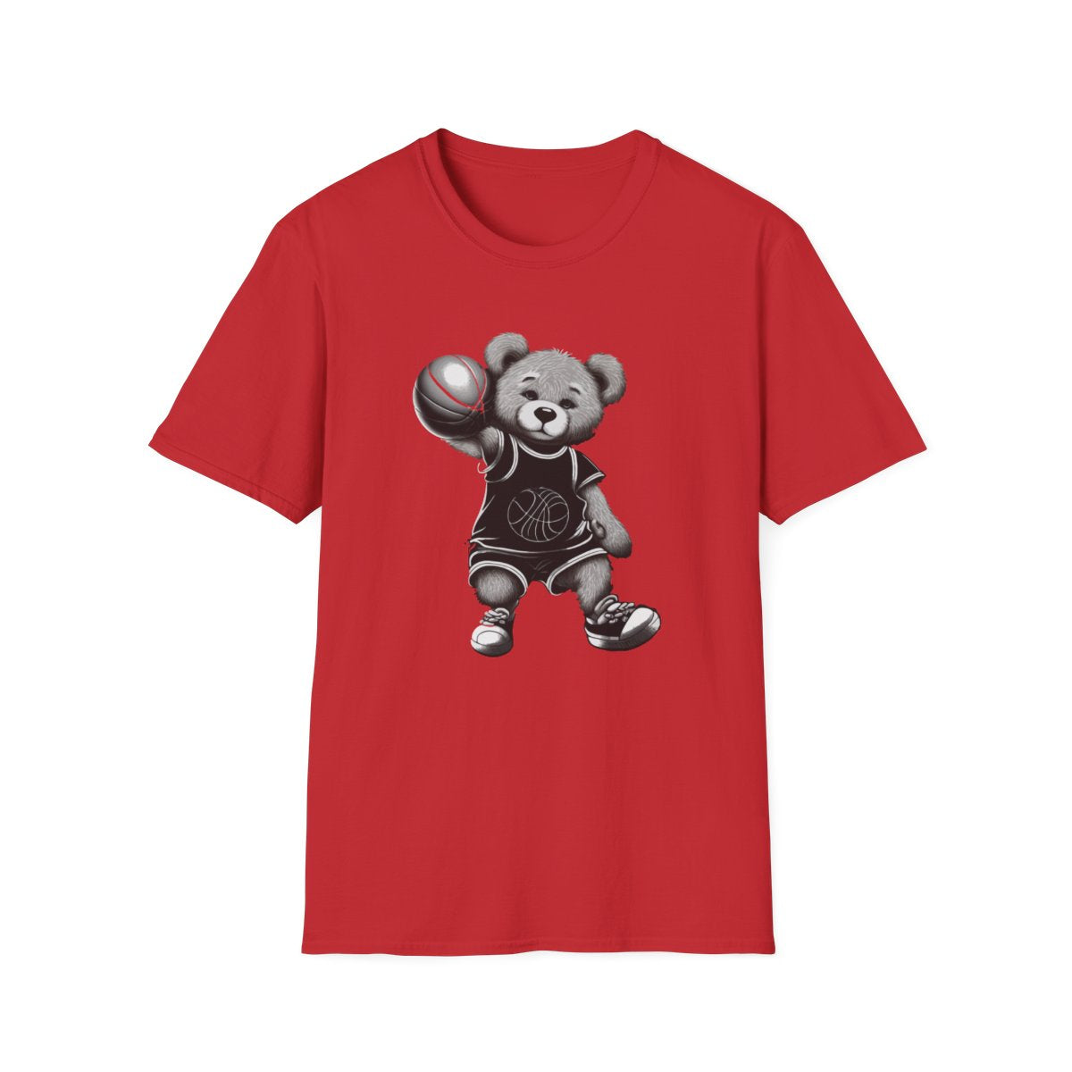 Camiseta de hombre con el oso de baloncesto