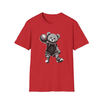 Camiseta de hombre con el oso de baloncesto