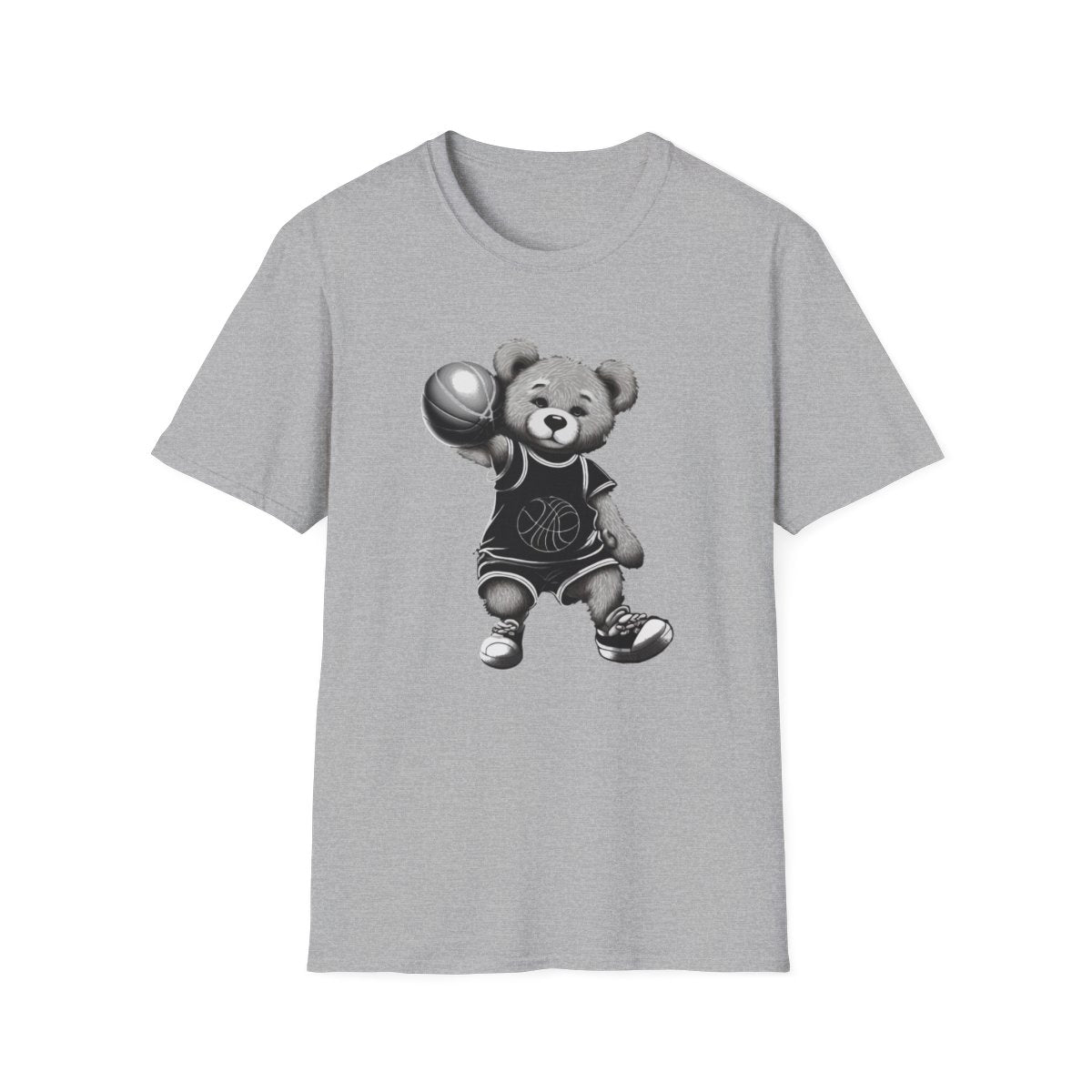 Camiseta de hombre con el oso de baloncesto