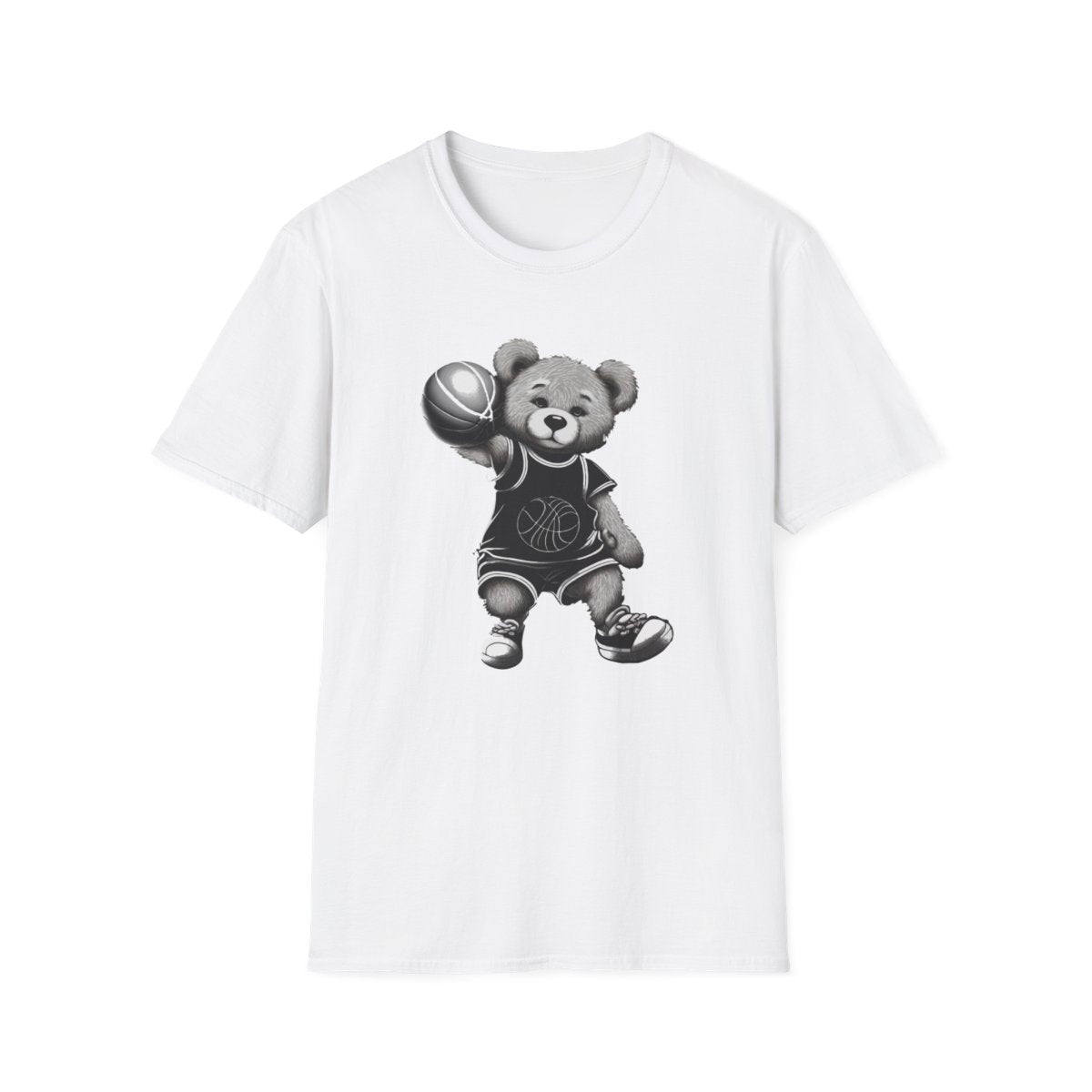 Camiseta de hombre con el oso de baloncesto