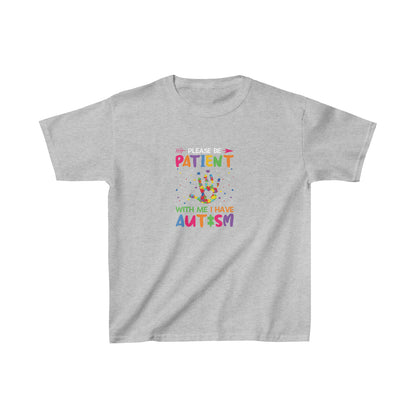 Be Patient Unisex Kids T-Shirt  A portion of this purchase will go towards the fight to find a cure for Autism - Shirt Source LLC