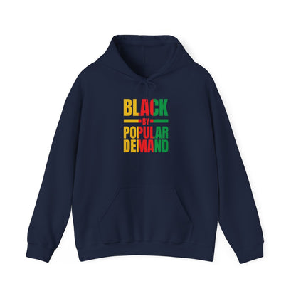 Sudadera con capucha unisex para adultos de color negro por demanda popular