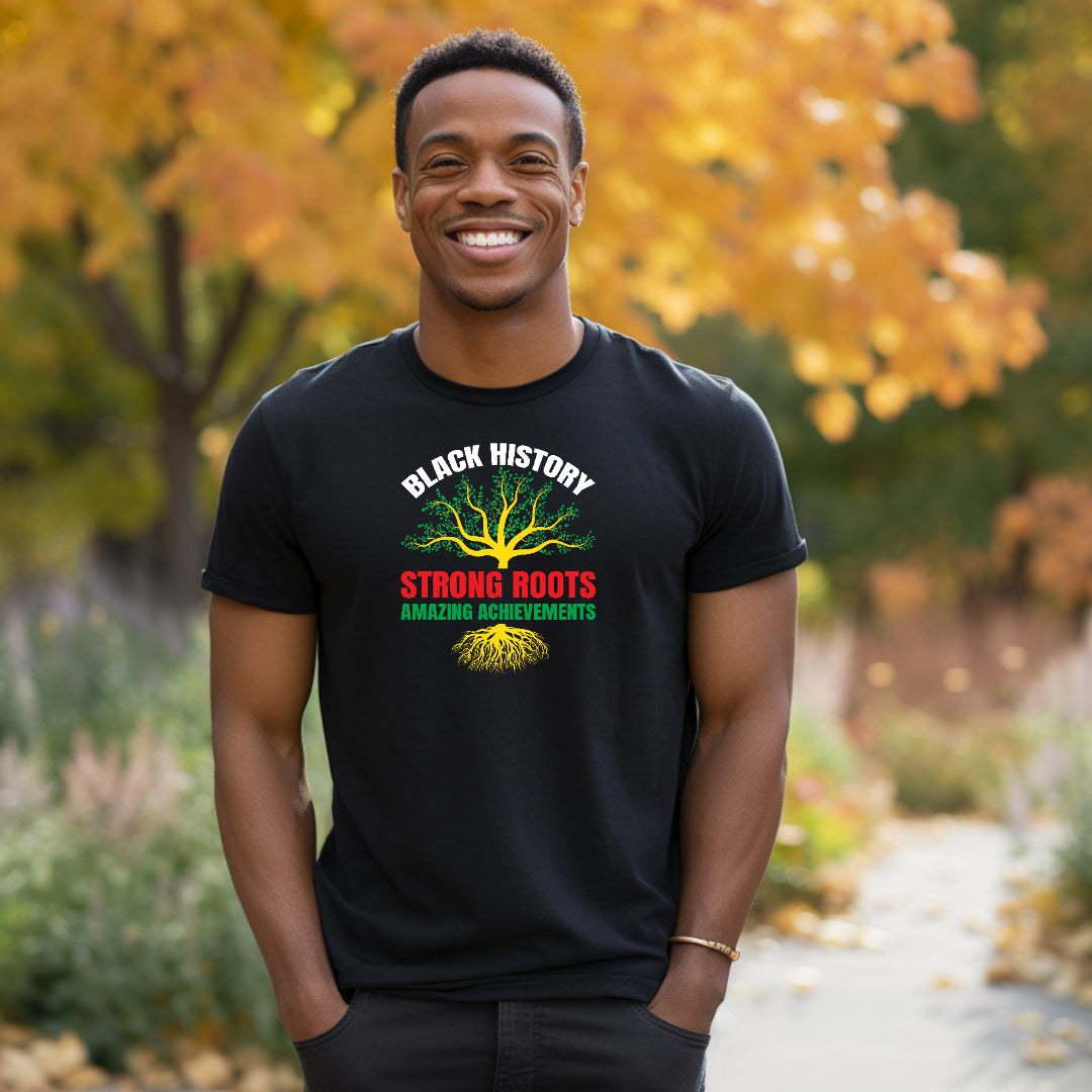 Strong Roots Amazing Achievements (Adult Unisex T-Shirt)