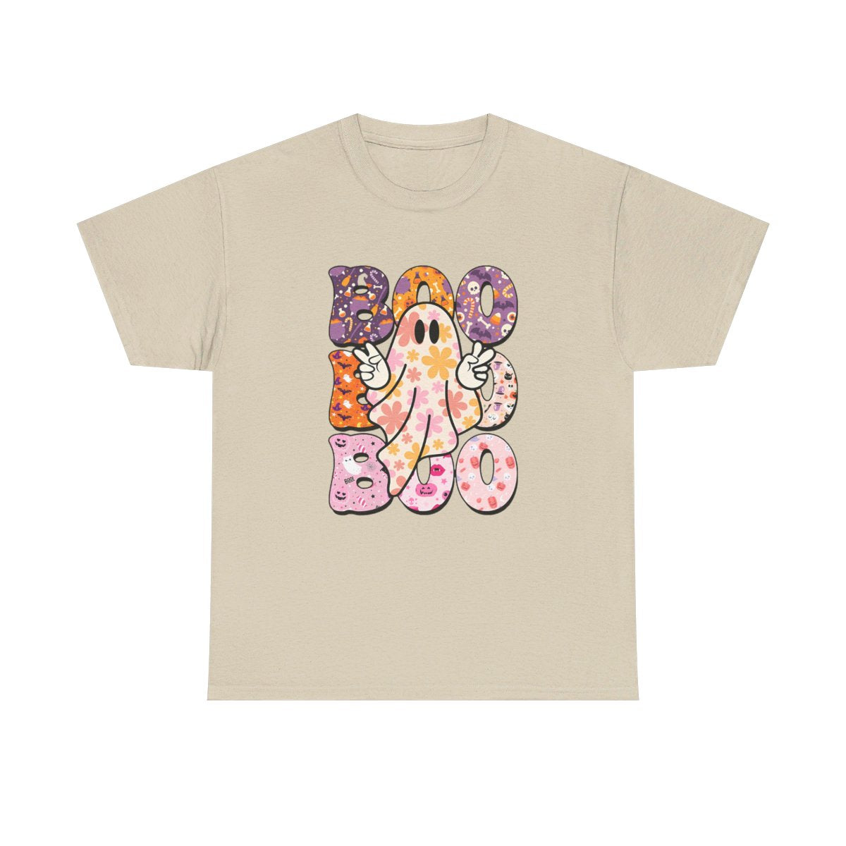 Boo Peace Ghost (Adult T-Shirt)