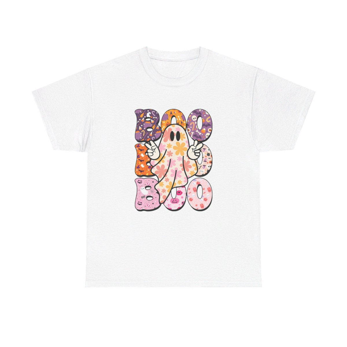 Boo Peace Ghost (Adult T-Shirt)