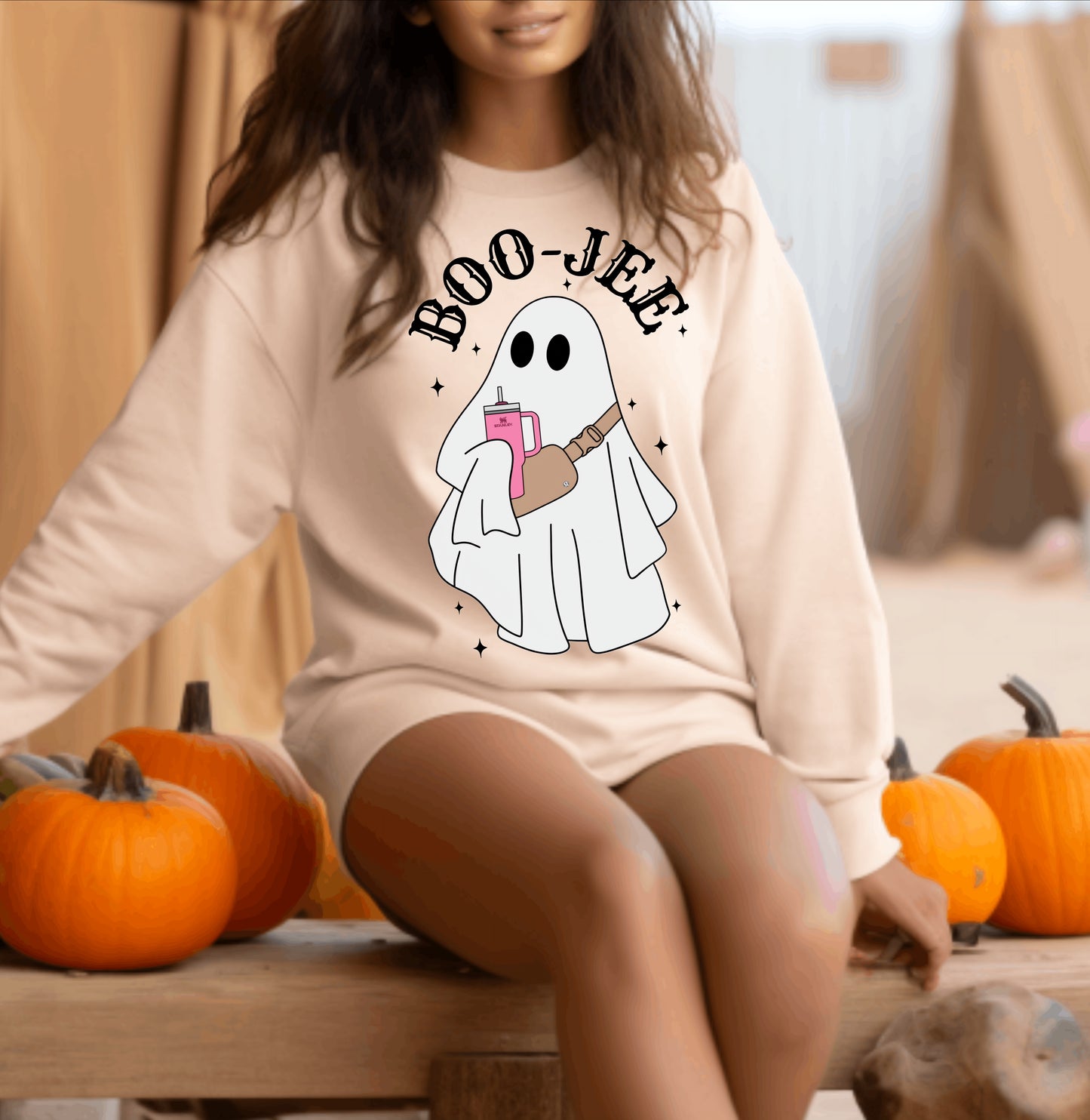 Boo-Jee Ghost (Adult Sweatshirt)