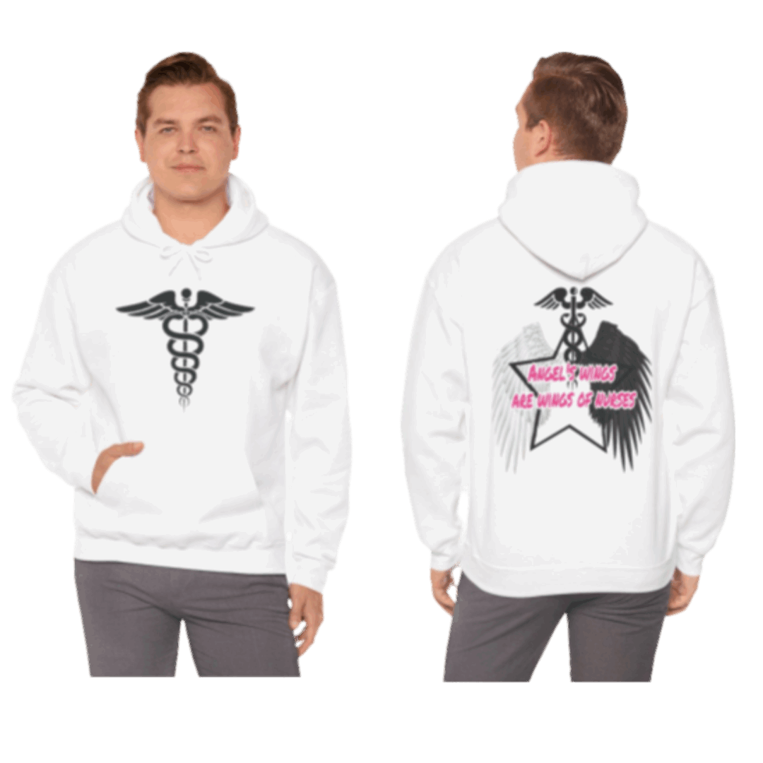 Caduceus - Angel Wings (Unisex Adult Hoodie)