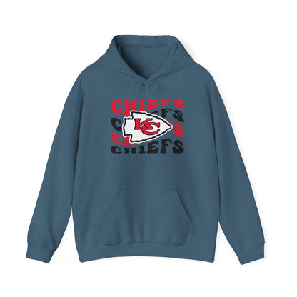 KC Chiefs Wave (Adult Unisex - Hoodie)