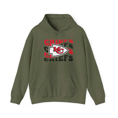 KC Chiefs Wave (Adult Unisex - Hoodie)