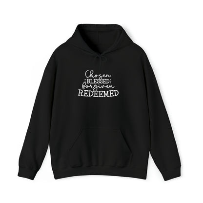 Chosen, Blessed & Forgiven (Unisex Adult Hoodie)