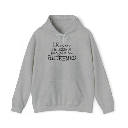 Chosen, Blessed & Forgiven (Unisex Adult Hoodie)