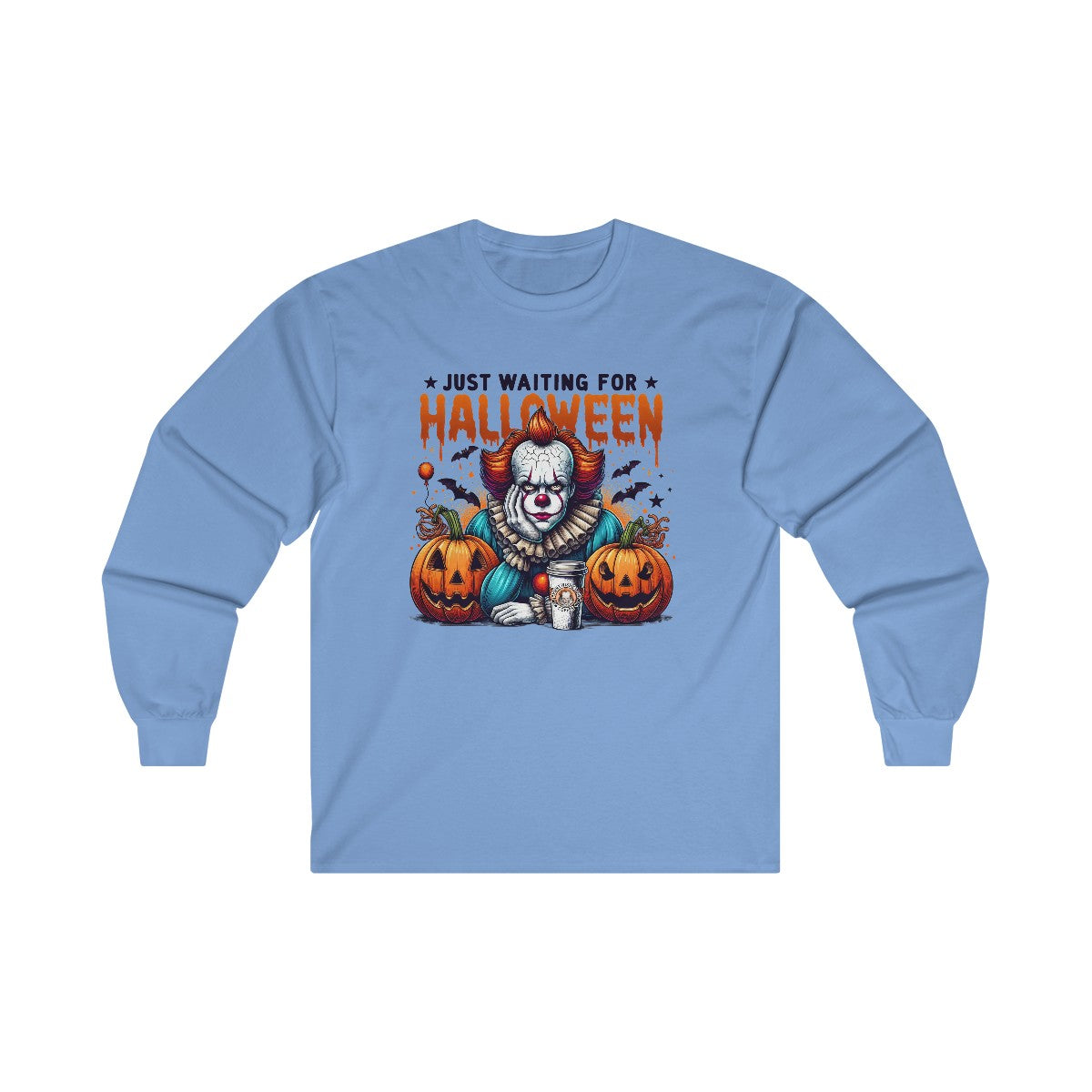 Clown Just Waiting for Halloween (Kids-Sweatshirt)