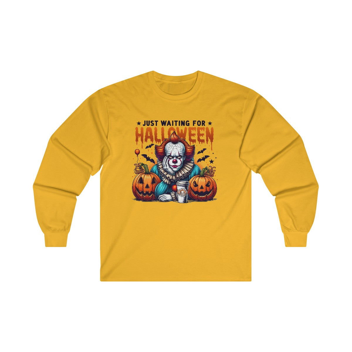 Clown Just Waiting for Halloween (Kids-Sweatshirt)