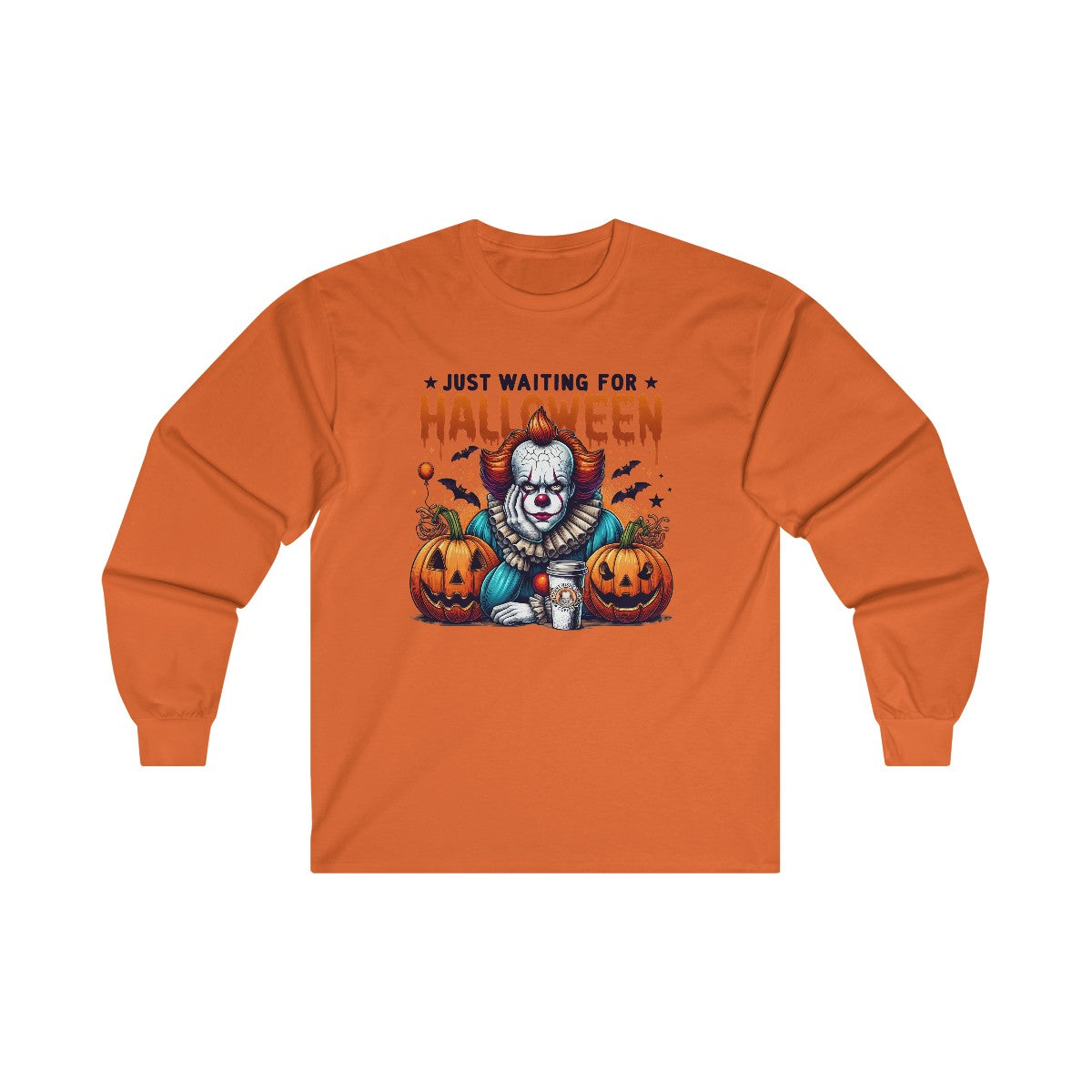 Clown Just Waiting for Halloween (Kids-Sweatshirt)