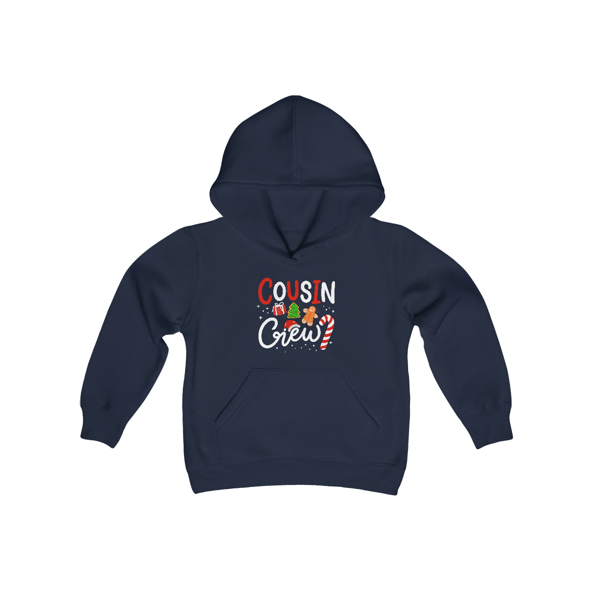 Sudadera unisex con capucha para niños Cousin Crew