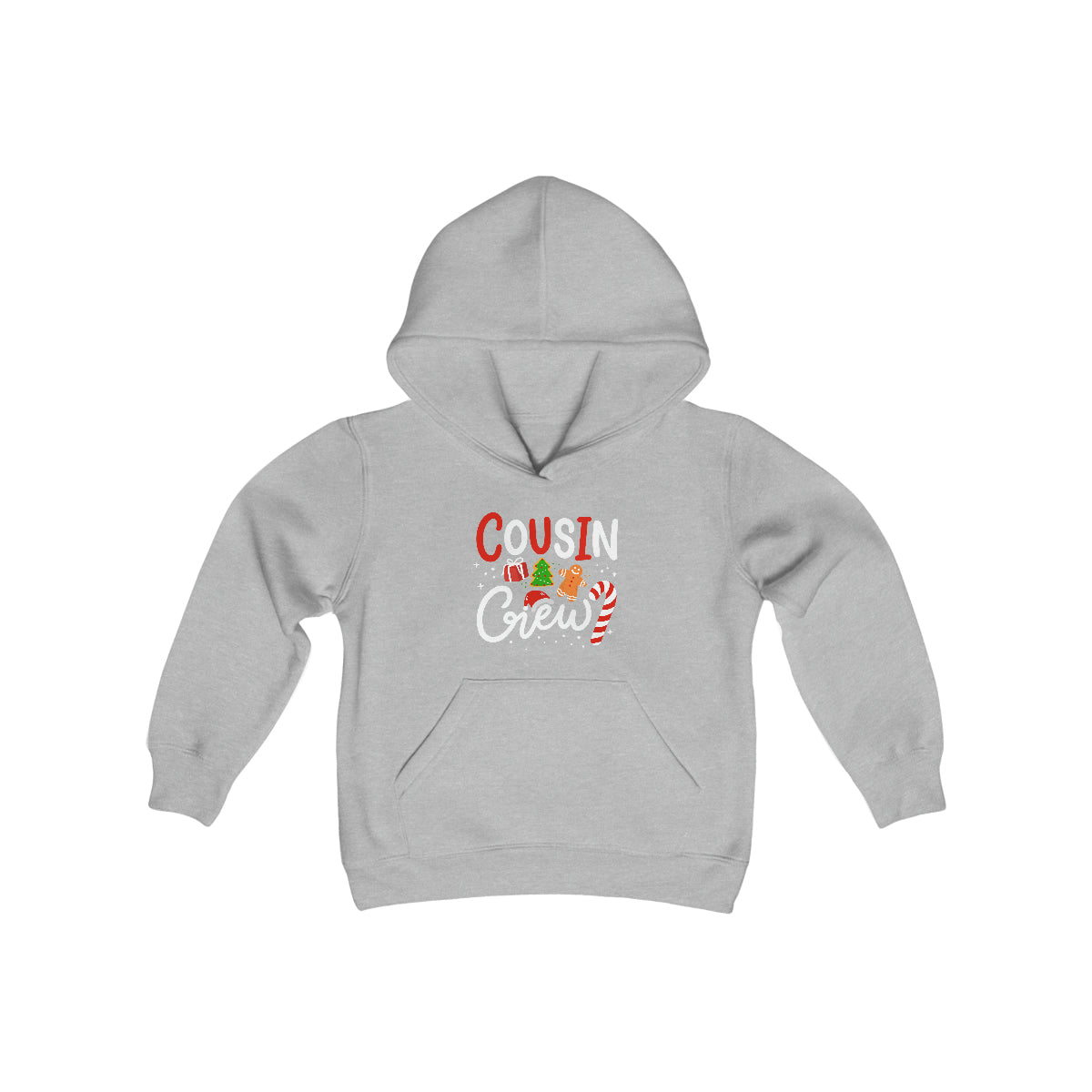 Sudadera unisex con capucha para niños Cousin Crew