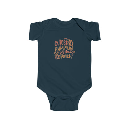 Cutest Pumpkin In The Patch (Unisex Baby Onesie)