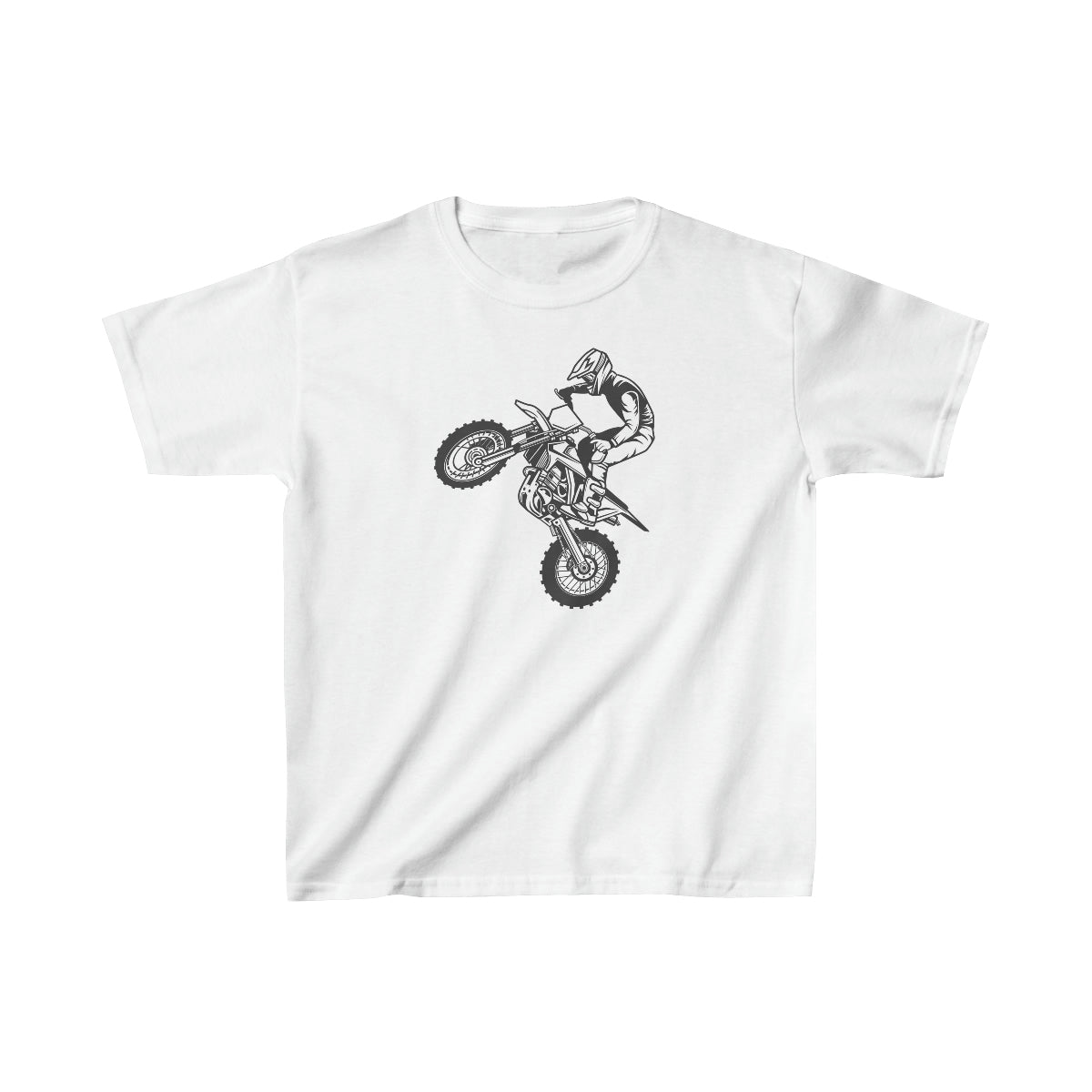 Dirt Bike Wheelie (Kids Unisex T Shirt)