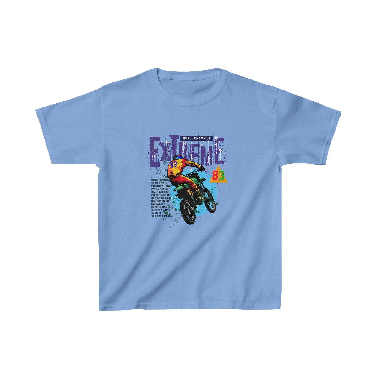 Camiseta de campeón del mundo extremo (para niños)