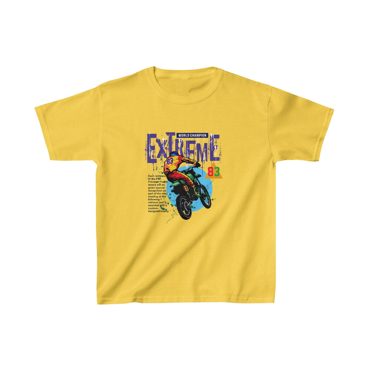 Camiseta de campeón del mundo extremo (para niños)