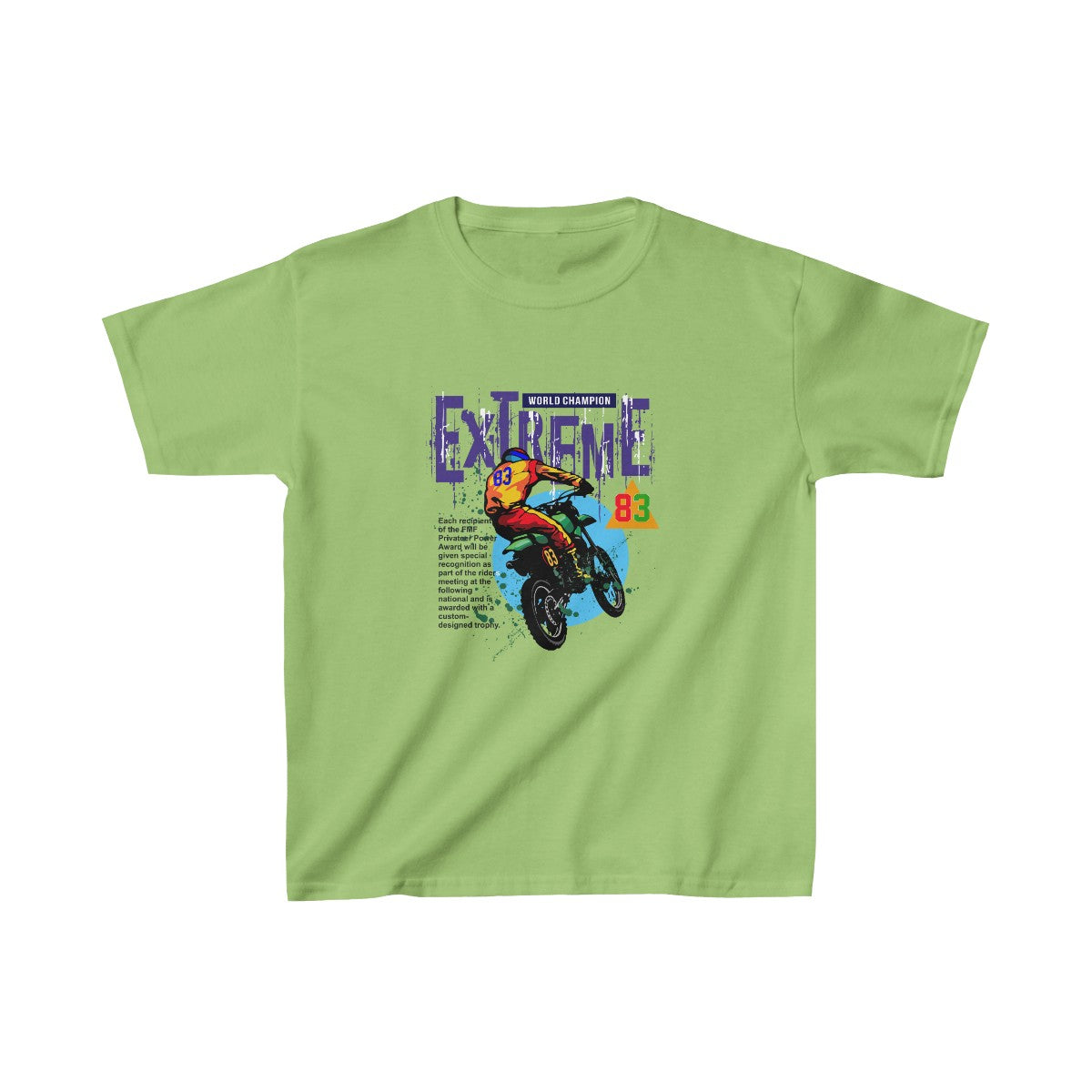 Camiseta de campeón del mundo extremo (para niños)