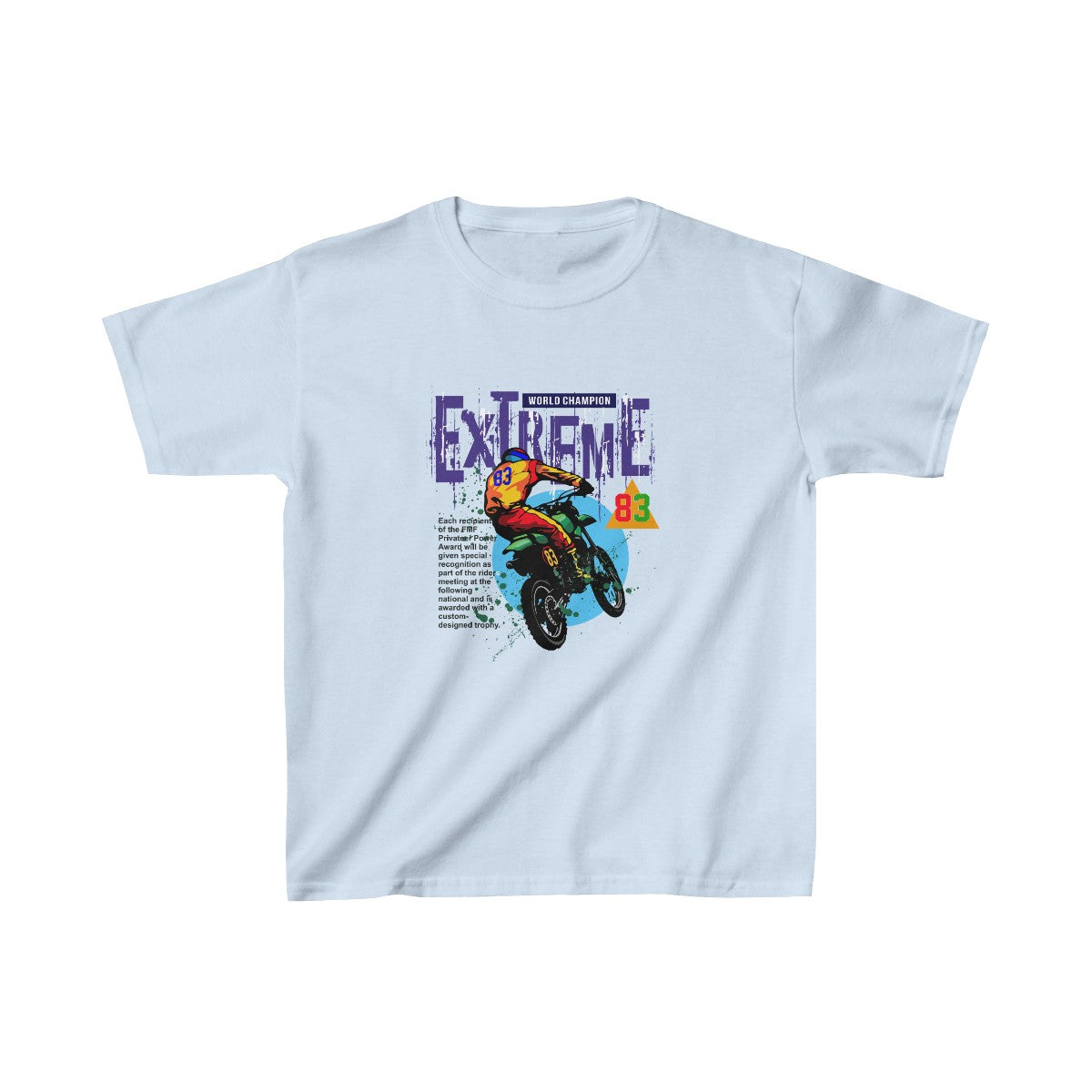 Camiseta de campeón del mundo extremo (para niños)