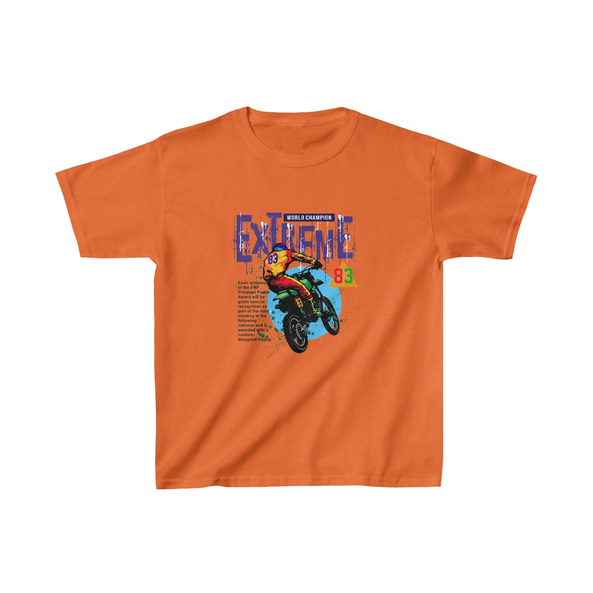 Camiseta de campeón del mundo extremo (para niños)