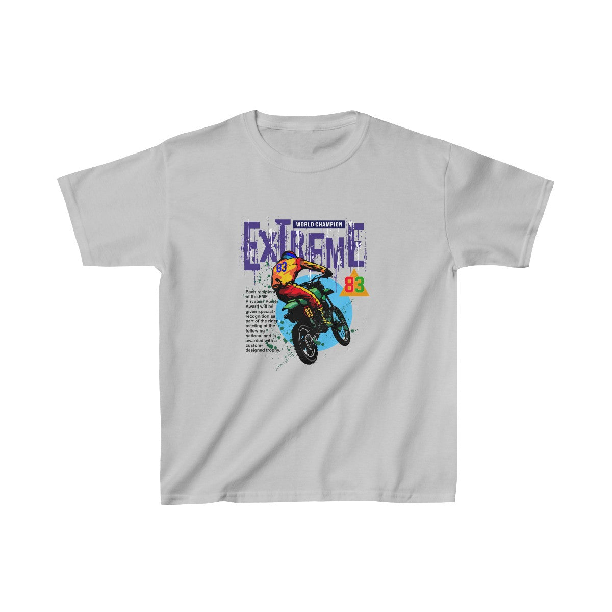 Camiseta de campeón del mundo extremo (para niños)