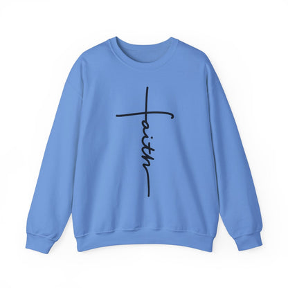 Faith Cross (Adult Unisex Sweatshirt)