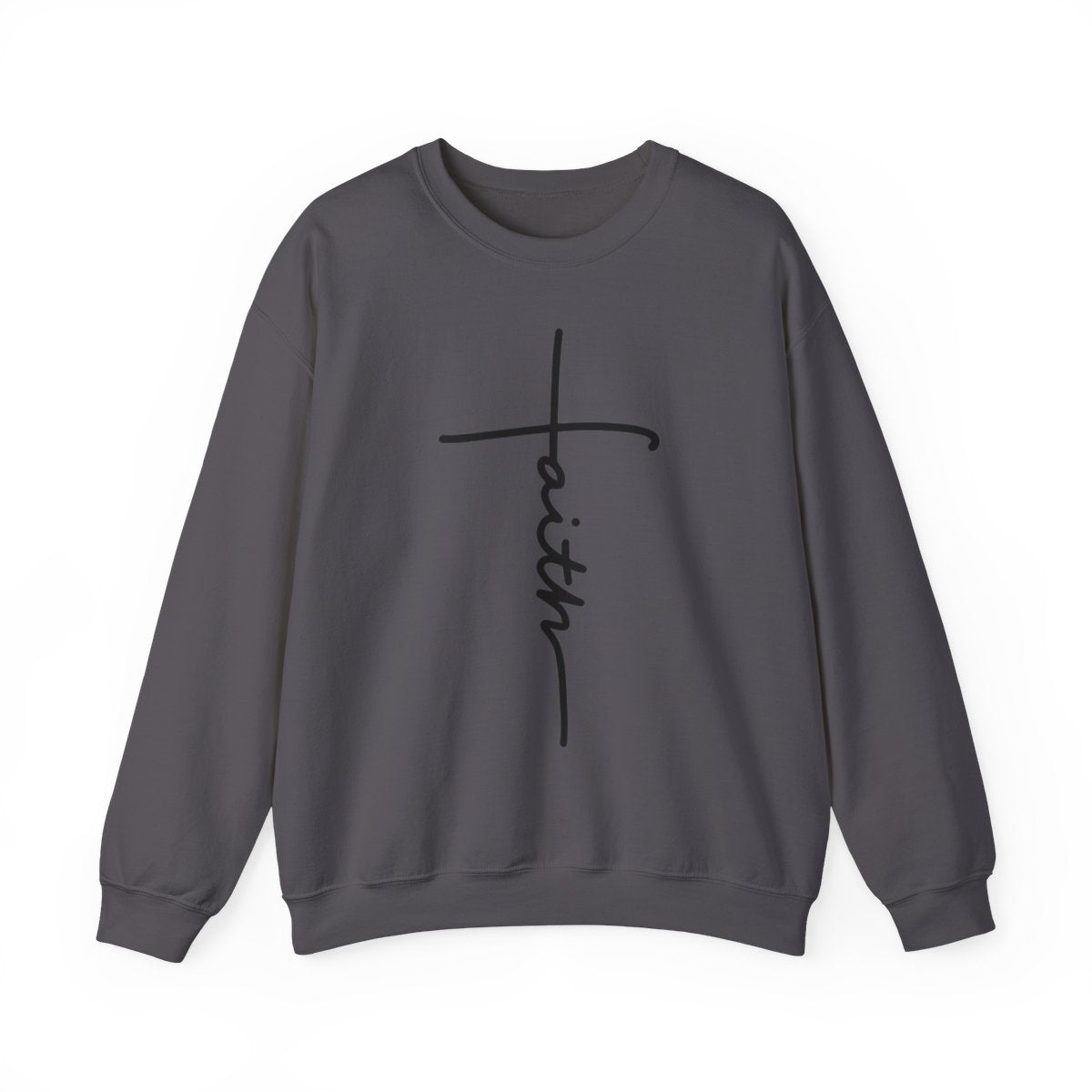 Faith Cross (Adult Unisex Sweatshirt)