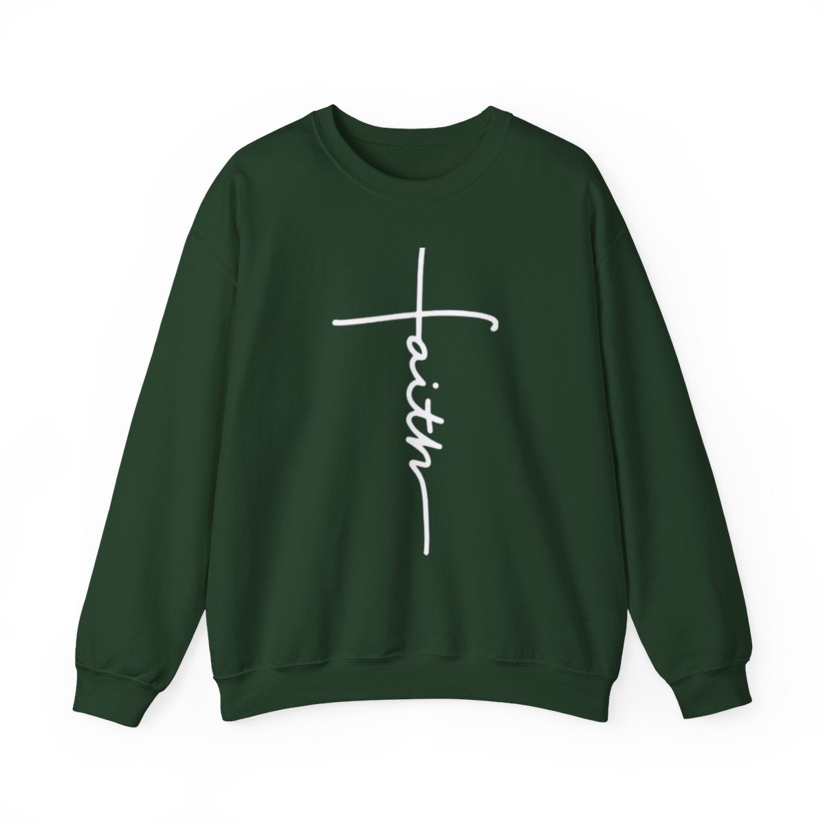 Faith Cross (Adult Unisex Sweatshirt)