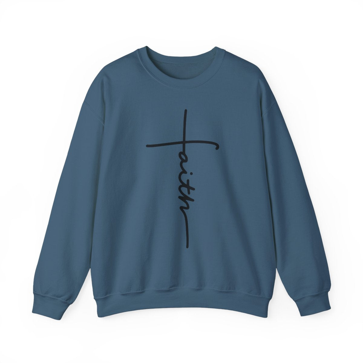 Faith Cross (Adult Unisex Sweatshirt)